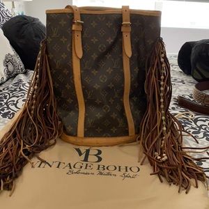Vintage boho lv bag